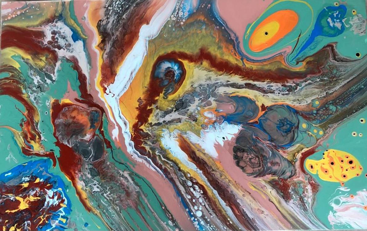 Life On Mars 115x 73 cms